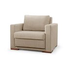 Poltrona Cama Hermes Luxo Bege Claro