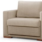 Poltrona Cama Hermes Luxo Bege Claro