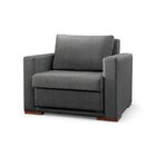 Poltrona Cama Hermes Luxo Cinza