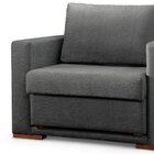 Poltrona Cama Hermes Luxo Cinza