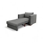 Poltrona Cama Hermes Luxo Cinza