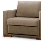 Poltrona Cama Hermes Luxo Moderno Bege