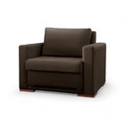 Poltrona Cama Hermes Luxo Moderno Chumbo