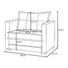 Poltrona Cama Londres Suede Azul Marinho D´monegatto