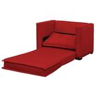Poltrona Cama Londres Suede Vermelho D´monegatto