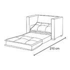 Poltrona Cama Londres Suede Vermelho D´monegatto