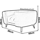 Poltrona Cama Pet Hannah Luxo Veludo Amarelo