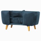 Poltrona Cama Pet Hannah Luxo Veludo Azul Marinho