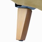 Poltrona Cama Pet Hannah Luxo Veludo Bege