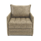 Poltrona Cama Reclinável Retrátil Viena Corino Castor - Loja