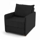 Poltrona Cama Reclinável Retrátil Viena Veludo Preto - Loja S