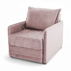 Poltrona Cama Reclinável Retrátil Viena Veludo Rose - Loja Sh