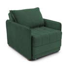 Poltrona Cama Reclinável Retrátil Viena Veludo Verde Escuro -