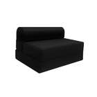 Poltrona Cama Utilità Malha Preta