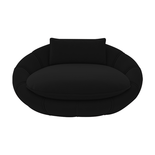 Poltrona Caminha Para Pet Afrodite Veludo Preto G45 - Gran Be