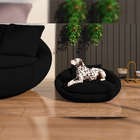 Poltrona Caminha Para Pet Afrodite Veludo Preto G45 - Gran Be