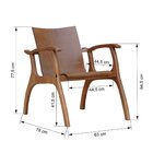 Poltrona Cancun - Amêndoa Amêndoa