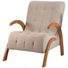 Poltrona Cecilia Mel/veludo Marfim - Viero Móveis