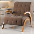 Poltrona Cecilia Seda/bombom - Viero Móveis