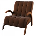 Poltrona Cecilia Seda/fumê - Viero Móveis