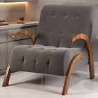 Poltrona Cecilia Seda/grafite - Viero Móveis