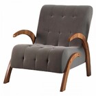 Poltrona Cecilia Seda/grafite - Viero Móveis