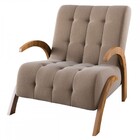 Poltrona Cecilia Seda/tabaco - Viero Móveis