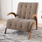 Poltrona Cecilia Seda/tabaco - Viero Móveis