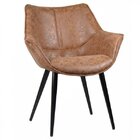 Poltrona Cecília Vintage Marrom Vintage