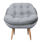 Poltrona Celine Galego Home Tecido De Alta Qualidade - Grafite