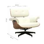 Poltrona Charles Eames Branca
