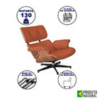 Poltrona Charles Eames Caramelo
