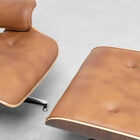 Poltrona Charles Eames Com Puff – Caramelo