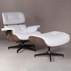 Poltrona Charles Eames Com Puff Branco
