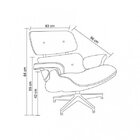 Poltrona Charles Eames Preto