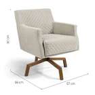 Poltrona Charlote Tressê Off White