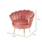 Poltrona Charlotte Pétala Rosa