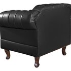 Poltrona Chest Duque Courano 100x82cm Preto