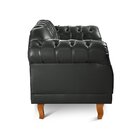 Poltrona Chesterfield Clássica Duque Preto