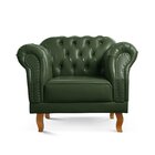 Poltrona Chesterfield Clássica Duque Yescasa Verde