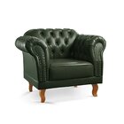Poltrona Chesterfield Clássica Duque Yescasa Verde