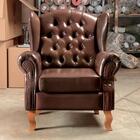 Poltrona Chesterfield Decoração Retrô Vintage Café