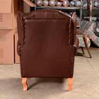 Poltrona Chesterfield Decoração Retrô Vintage Café