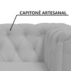 Poltrona Chesterfield Retro Capitonê Veludo Roxo - Meu Lar De