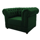 Poltrona Chesterfield Veludo Verde