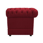 Poltrona Chesterfield Veludo Vermelho