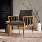 Poltrona Chicago Linho Cinza