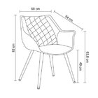 Poltrona Cinara Caramelo