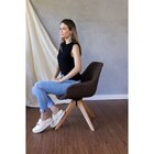 Poltrona Cíntia Giratória   Café