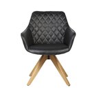 Poltrona Cíntia Giratória   Preto